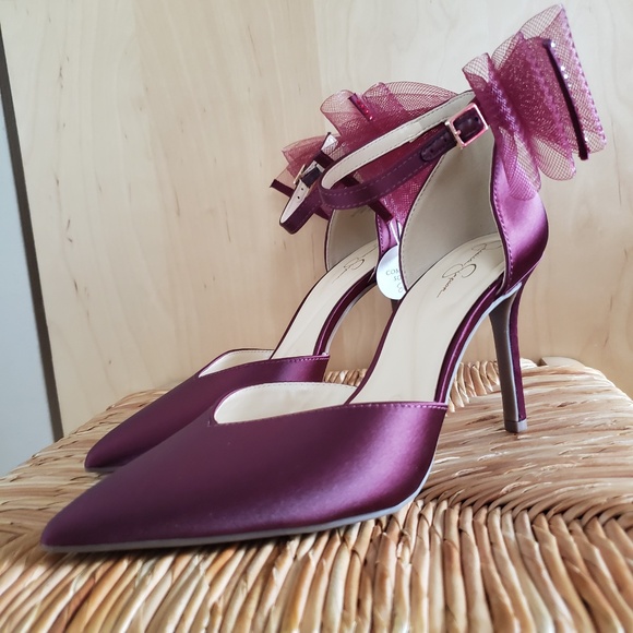 Jessica Simpson Tulle Bow Pumps Size 7.5 NEW! - Picture 8 of 13